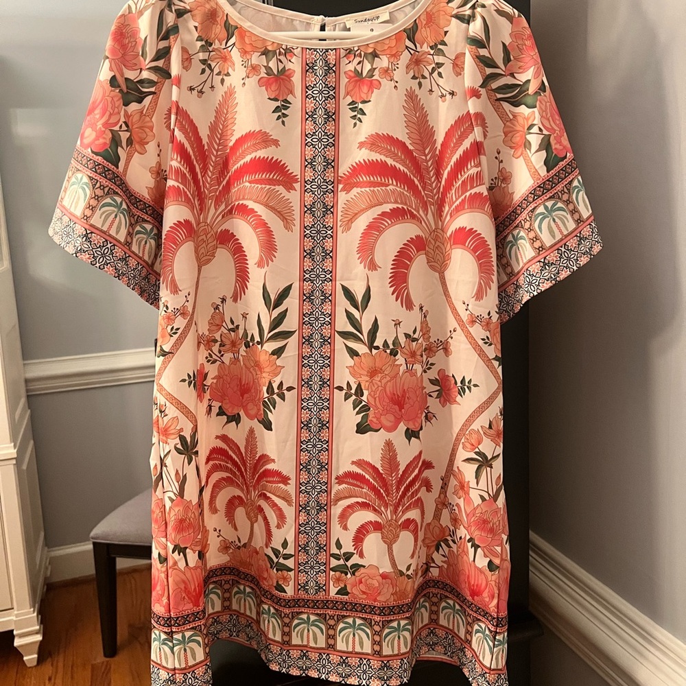 Floral Print Mini Dress
